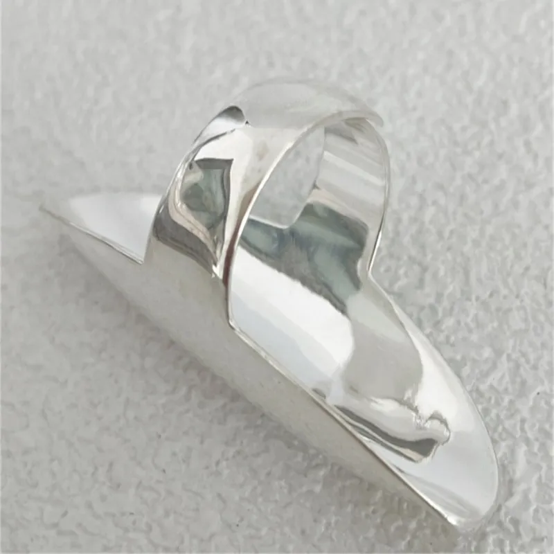 Exaggerated Punk Polished Open Rings
