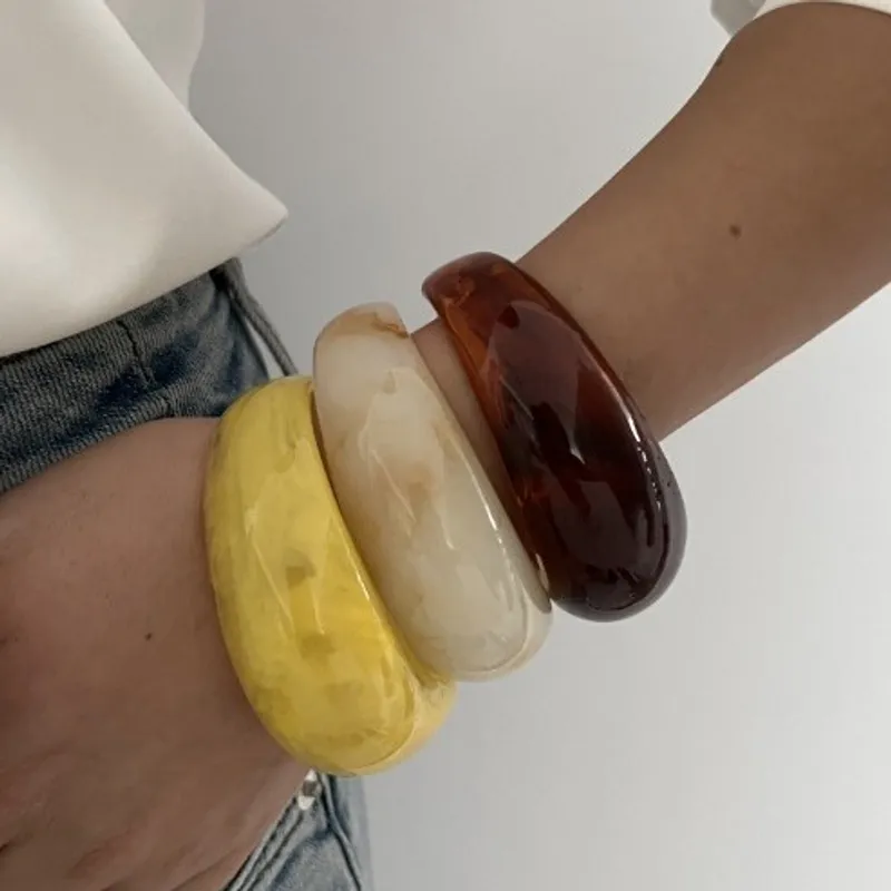 Resin Cuff Bracelets