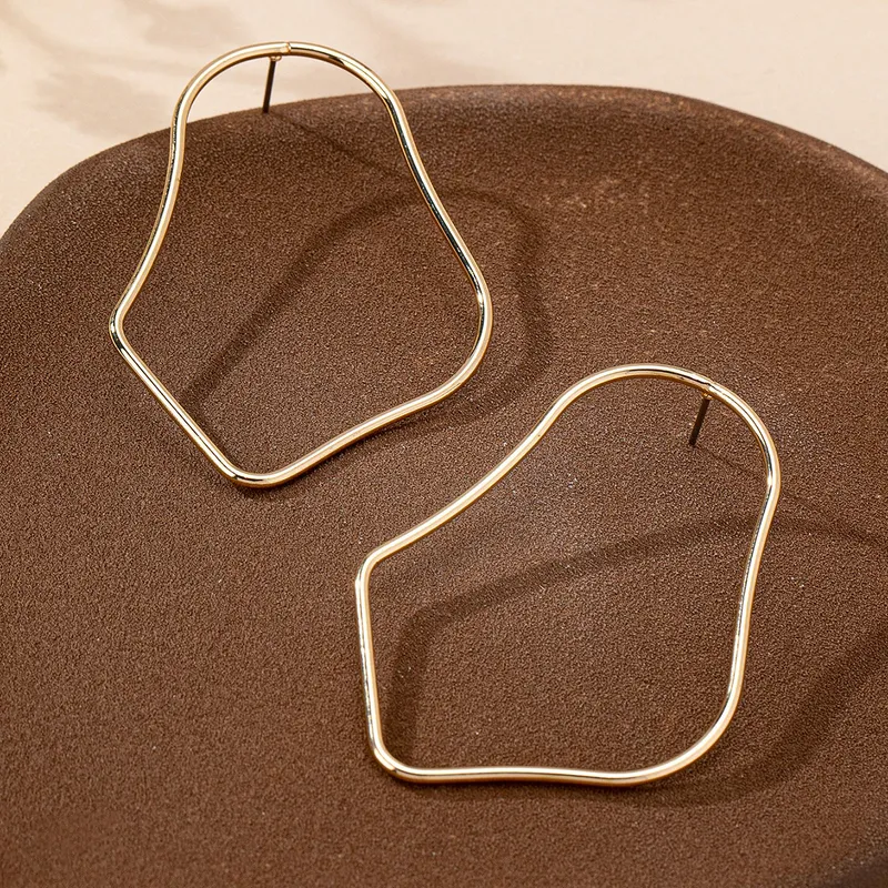 Geometric Iron Ear Studs