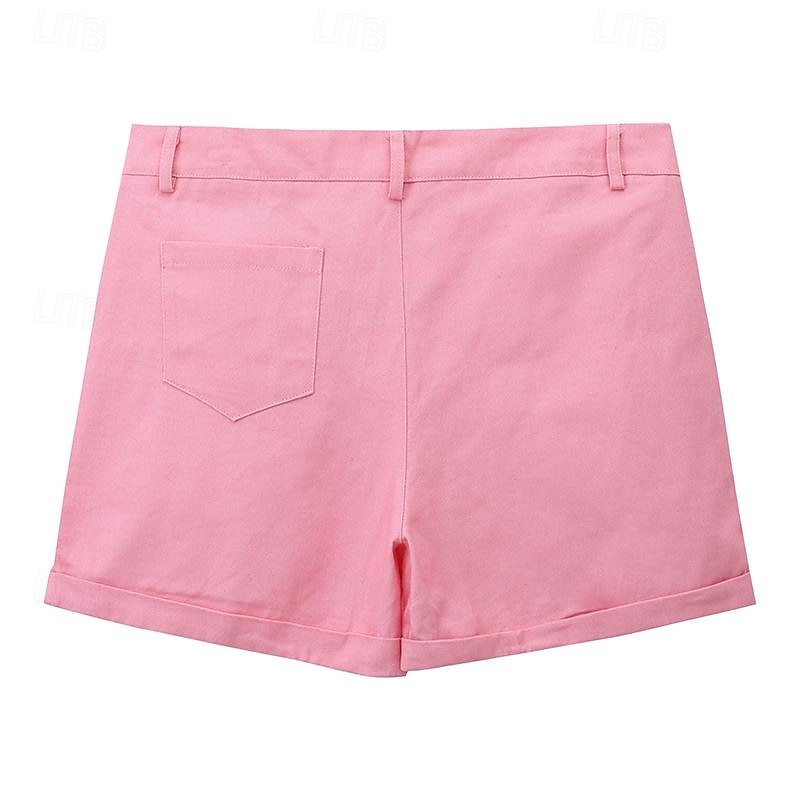 Cargo Shorts with Elastic Waist, Knee-Length, Streetwear Ready